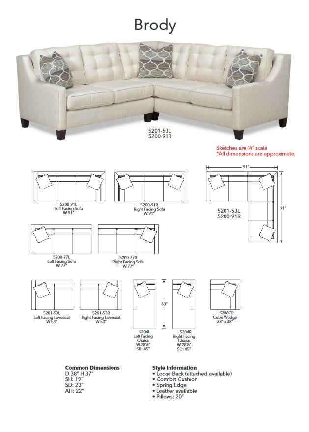 Brody Sectional Sofa
