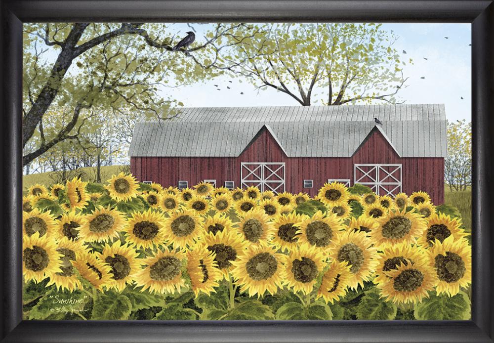 Sunshine Sunflower Framed Art