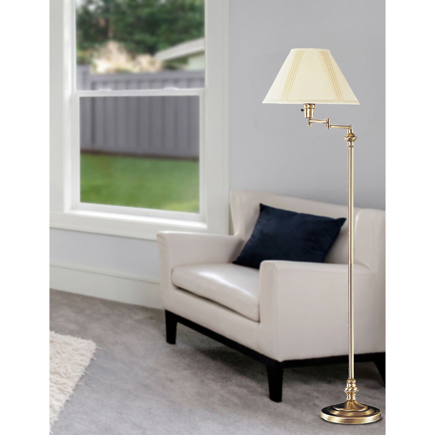 Swing Arm Floor Lamp | Antique Bronze