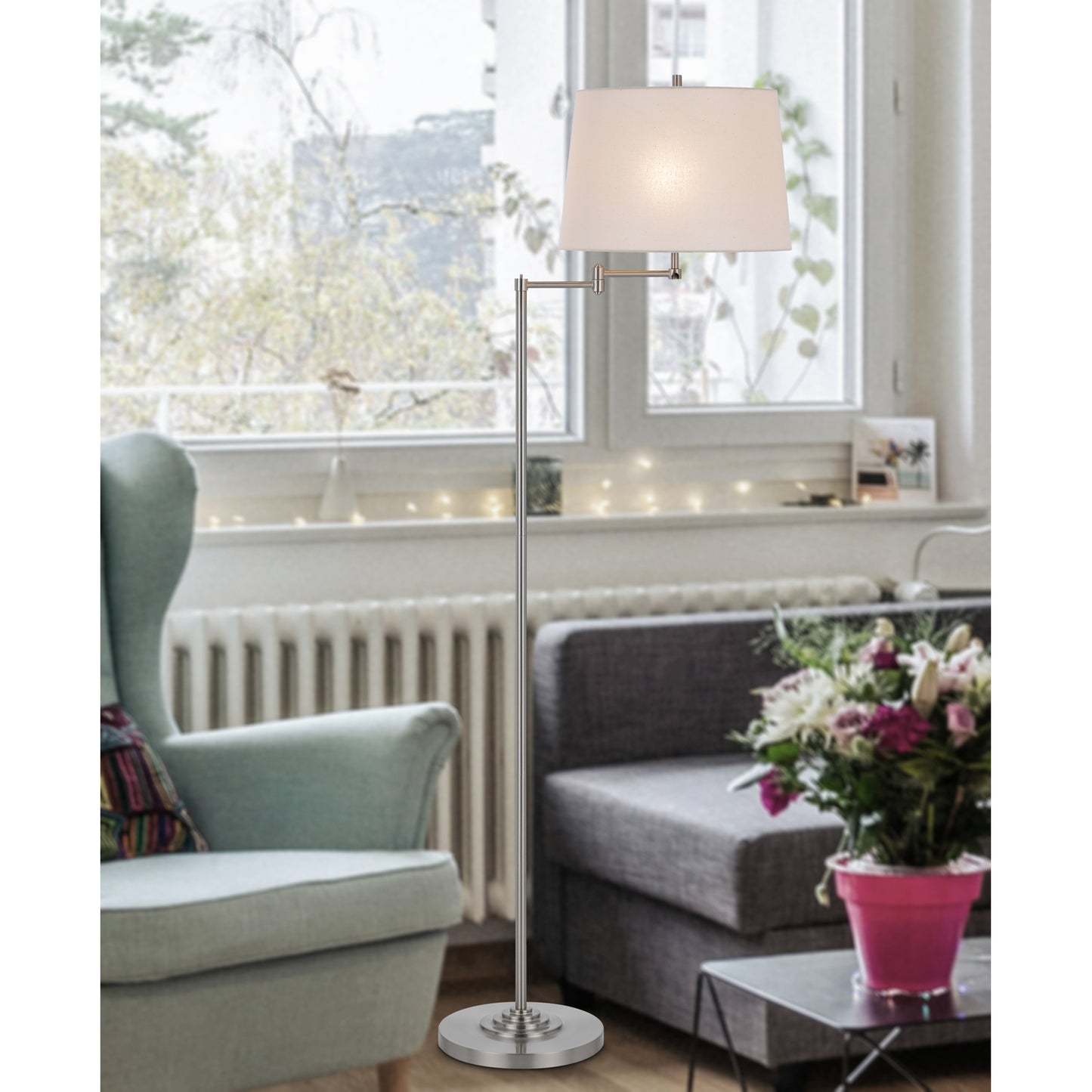 Colton Swing Arm Floor Lamp