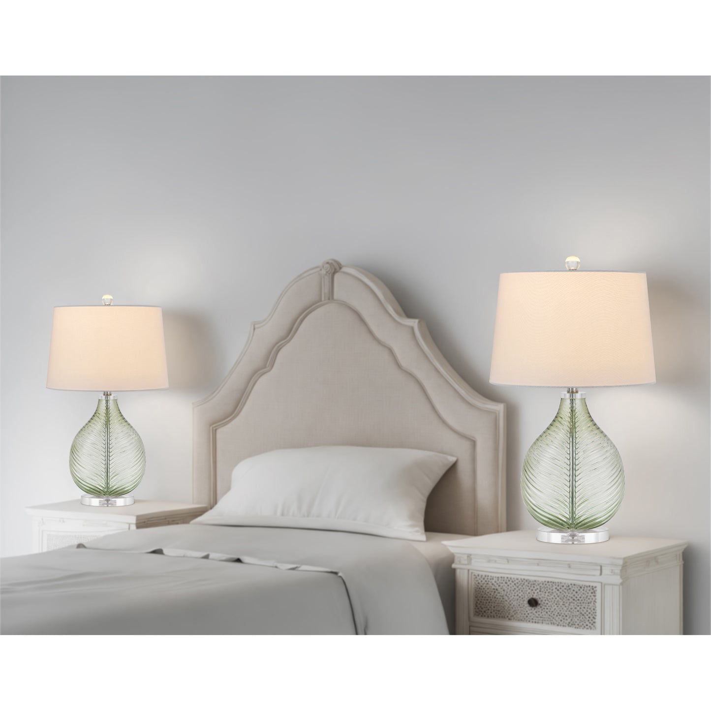 Coral Glass Table Lamp