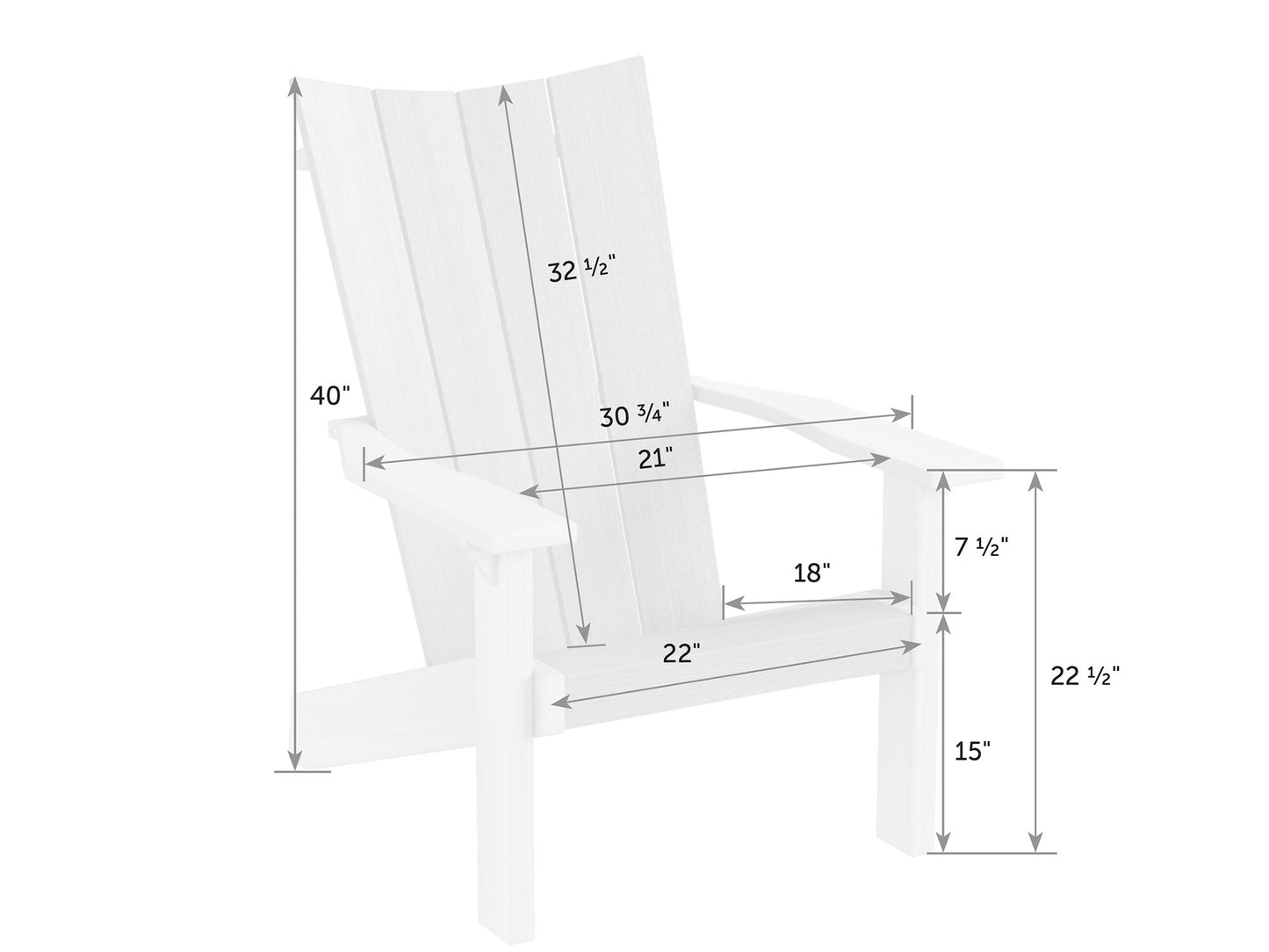 Skyward Adirondack Chair
