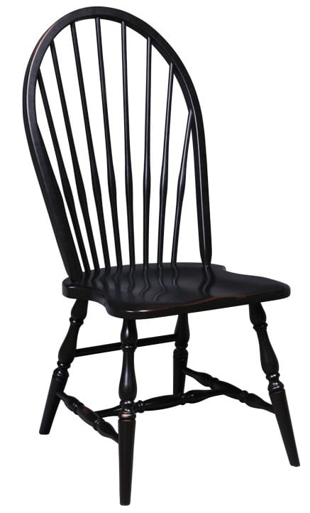 Windsor High Back Side Chair - Detailed Leg
