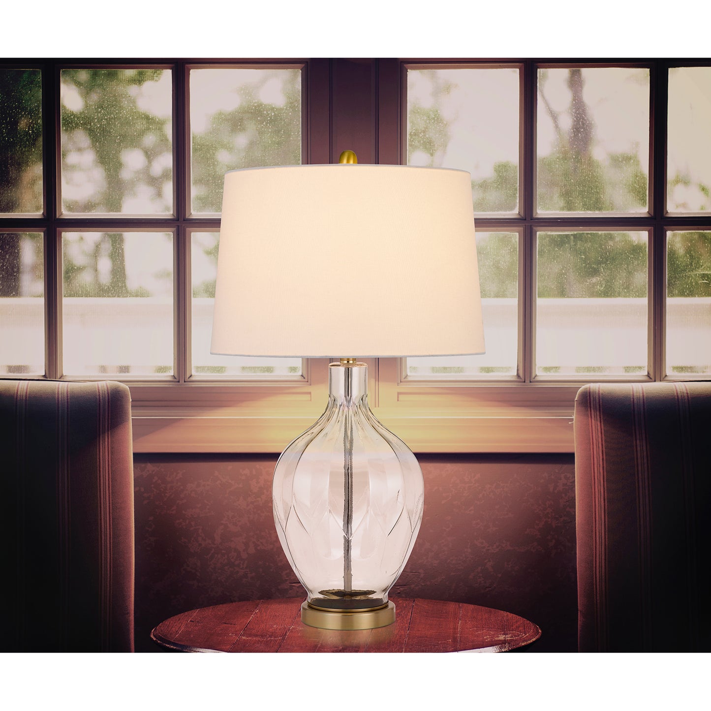 Bancroft Textured Glass Table Lamp