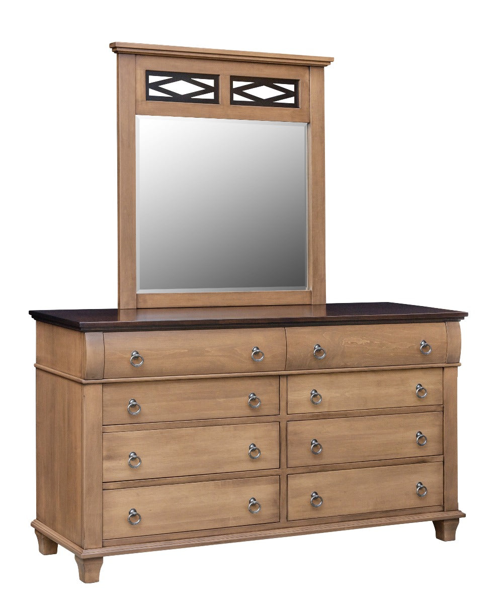 Crescent Creek Dresser w/Iron Mirror