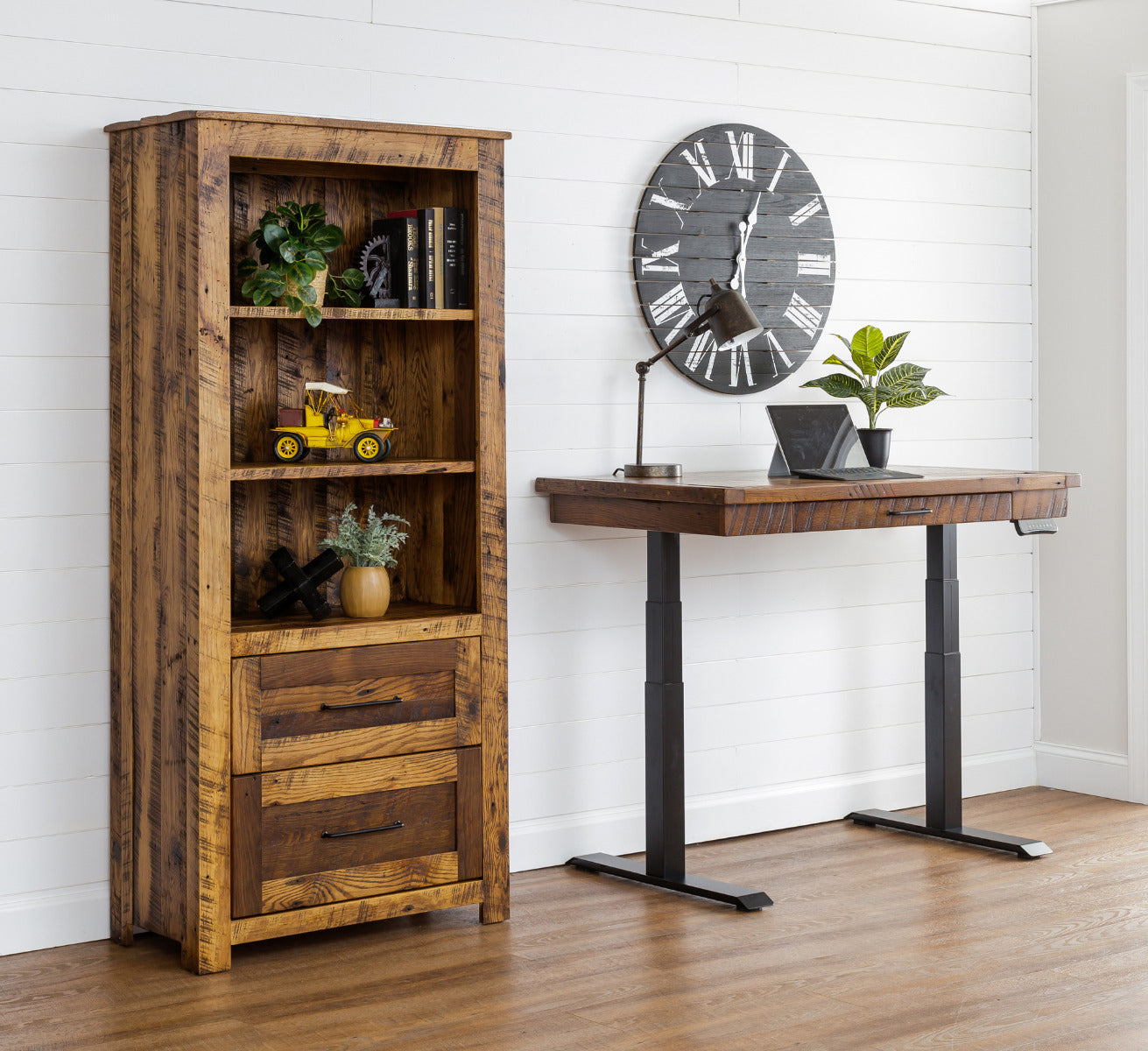 Urban Lodge 6' Bookcase w/Drawers