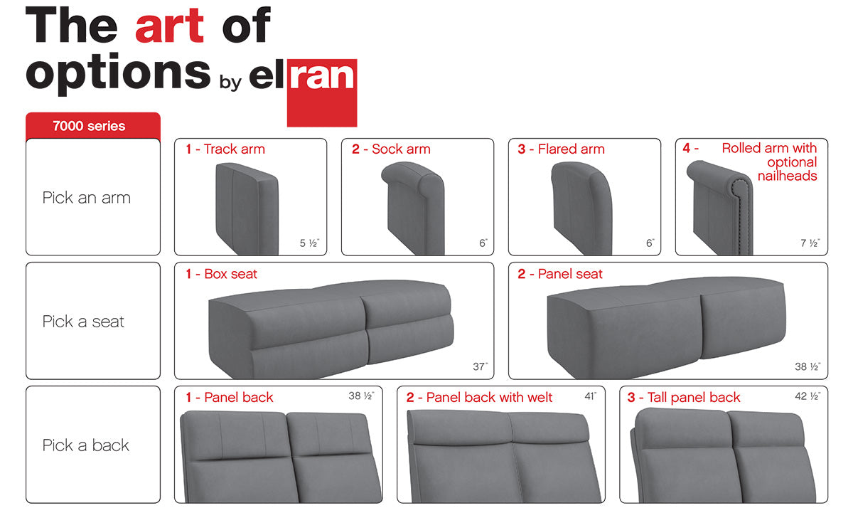 Art of Options Reclining Loveseat w/Articulating Headrest