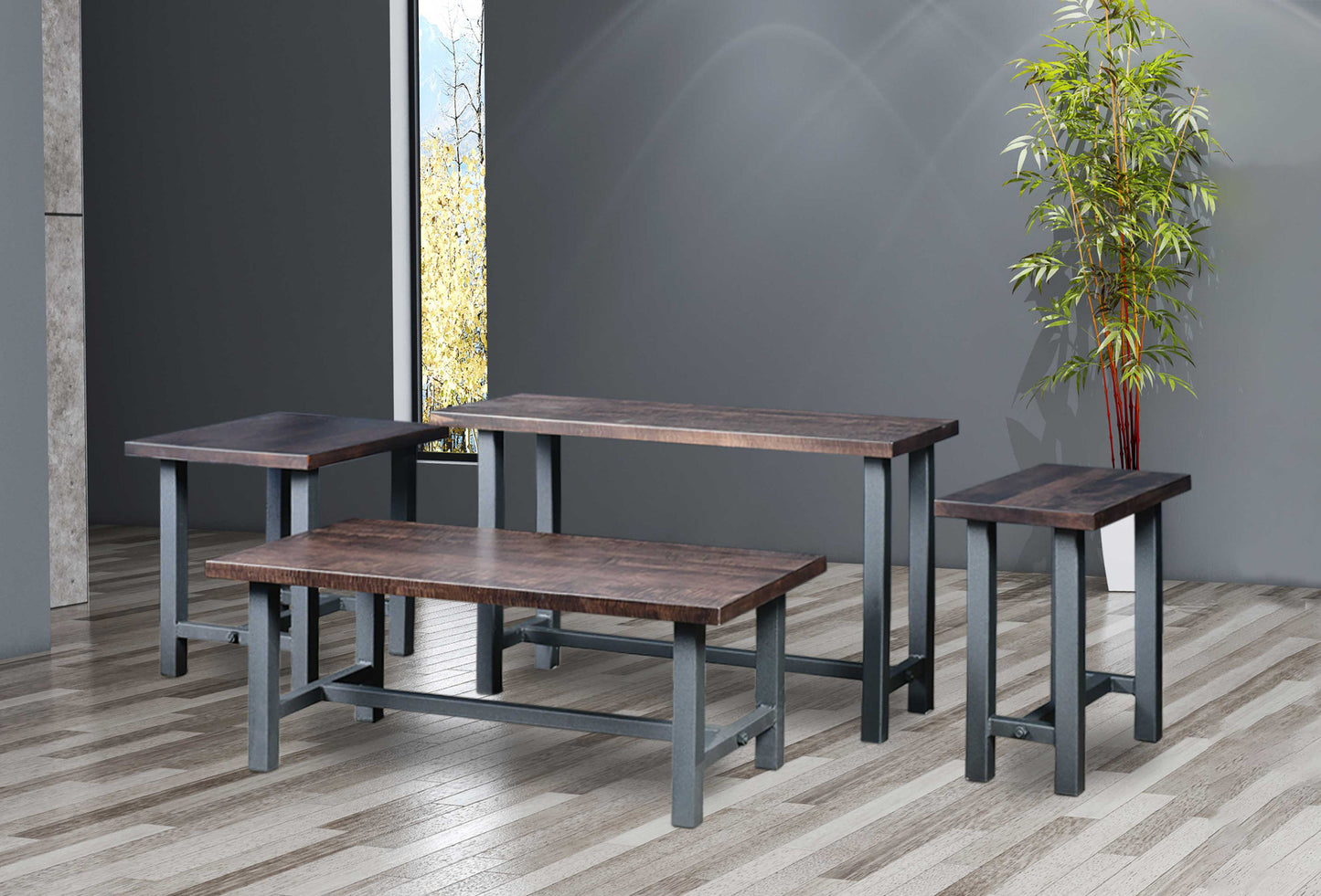 Boulder Creek Industrial Coffee Table