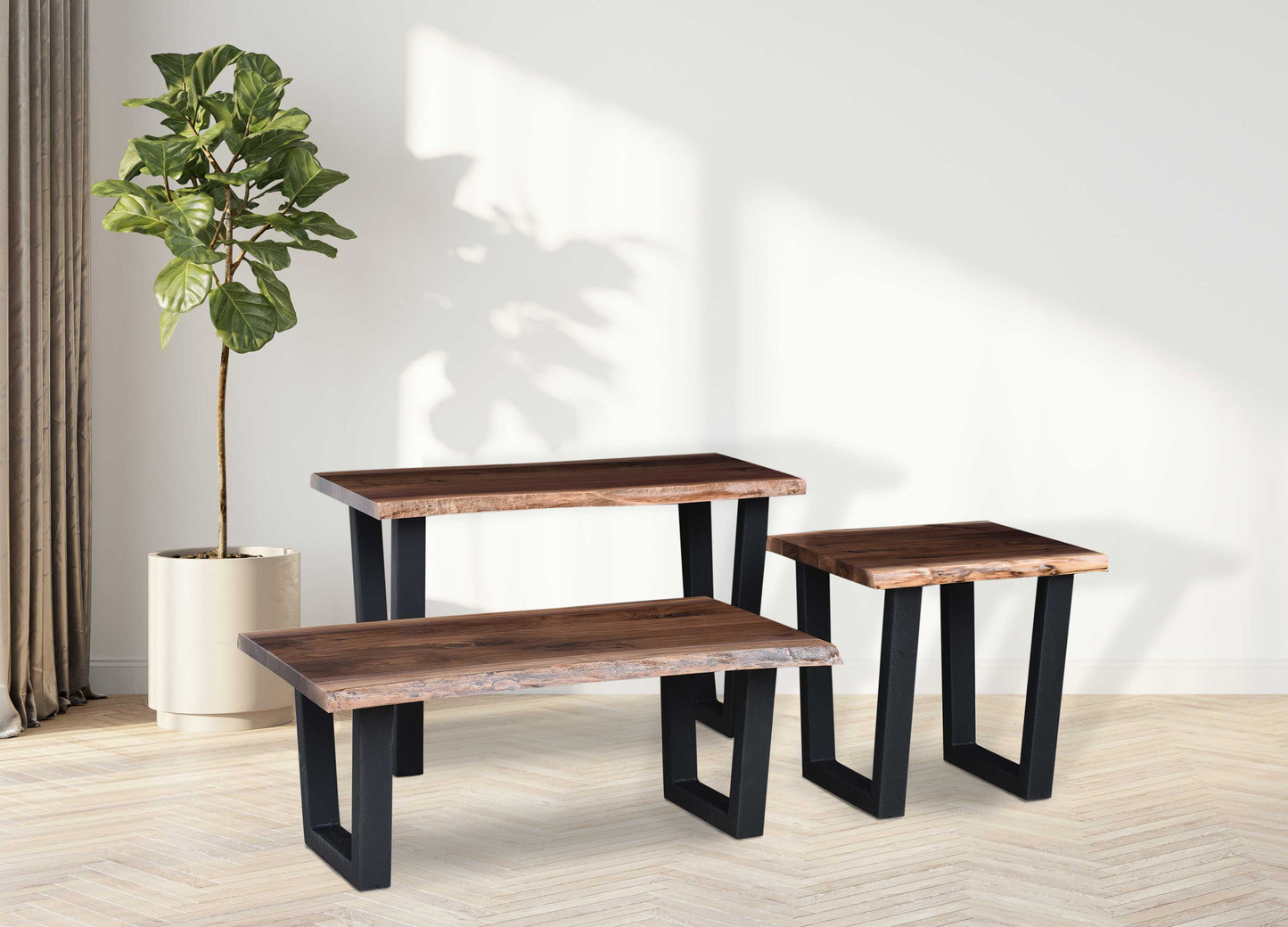 Milford Live Edge Coffee Table