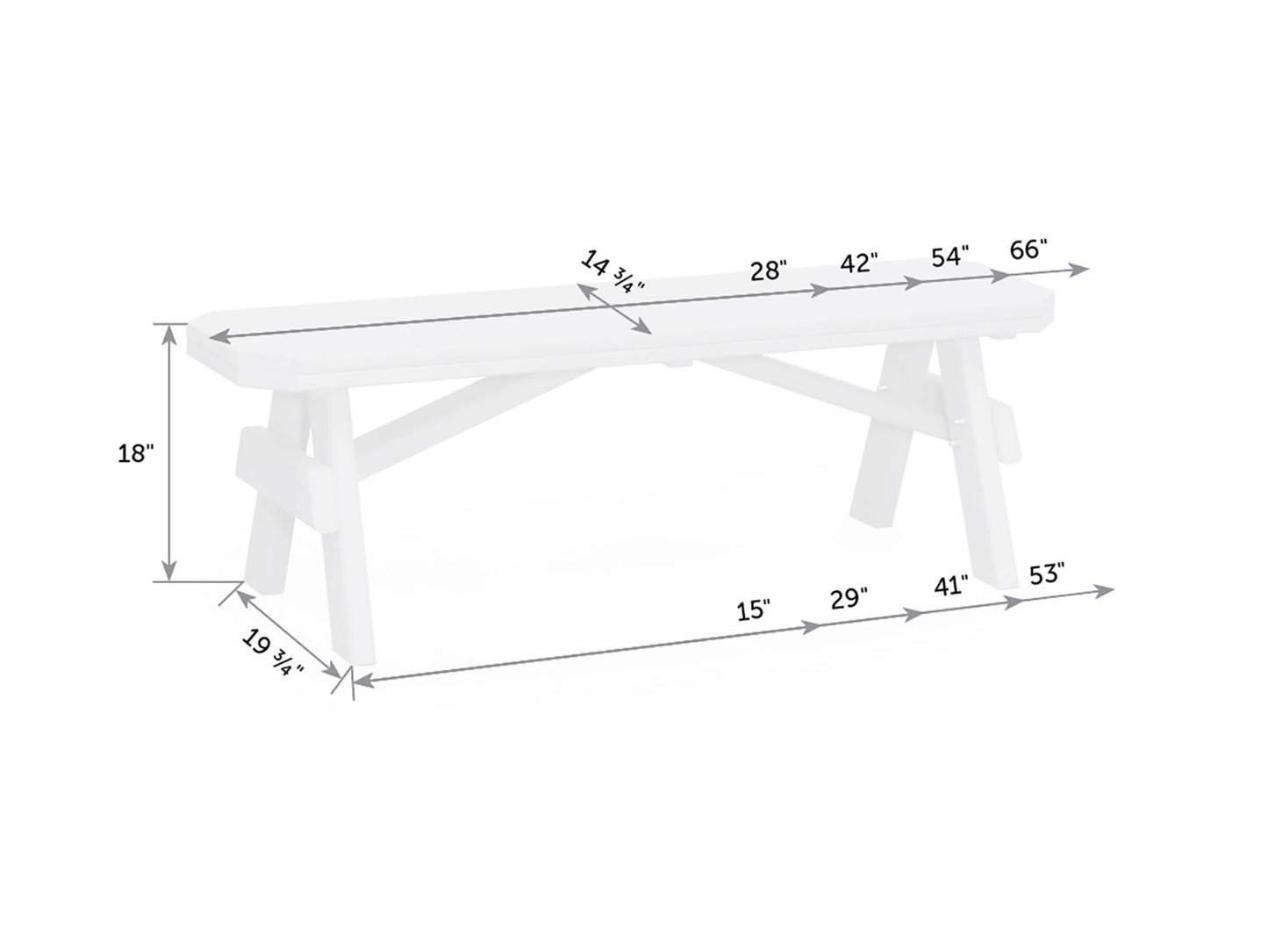 Garden Poly Bench