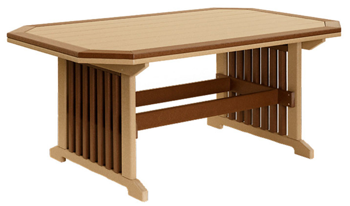 Mission Poly Table With Border