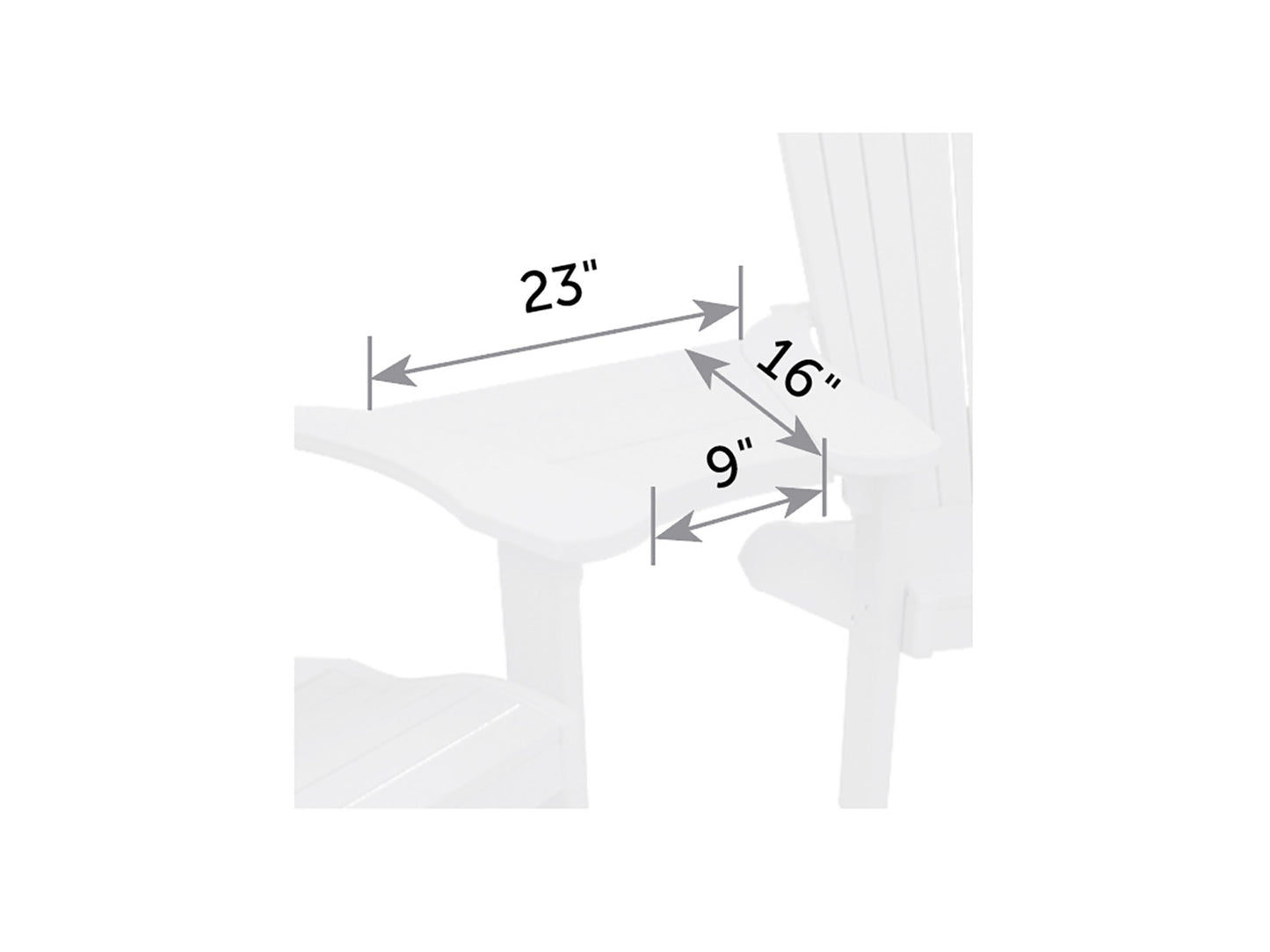 SeaAira Poly Table Attachment