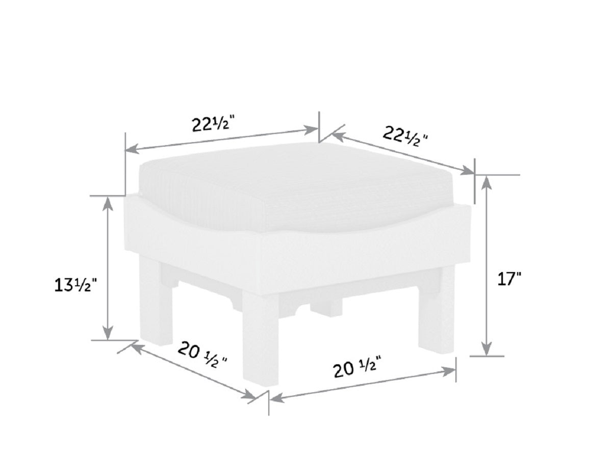 Van Buren Poly Ottoman