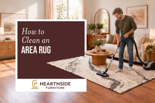 How to clean an area rug