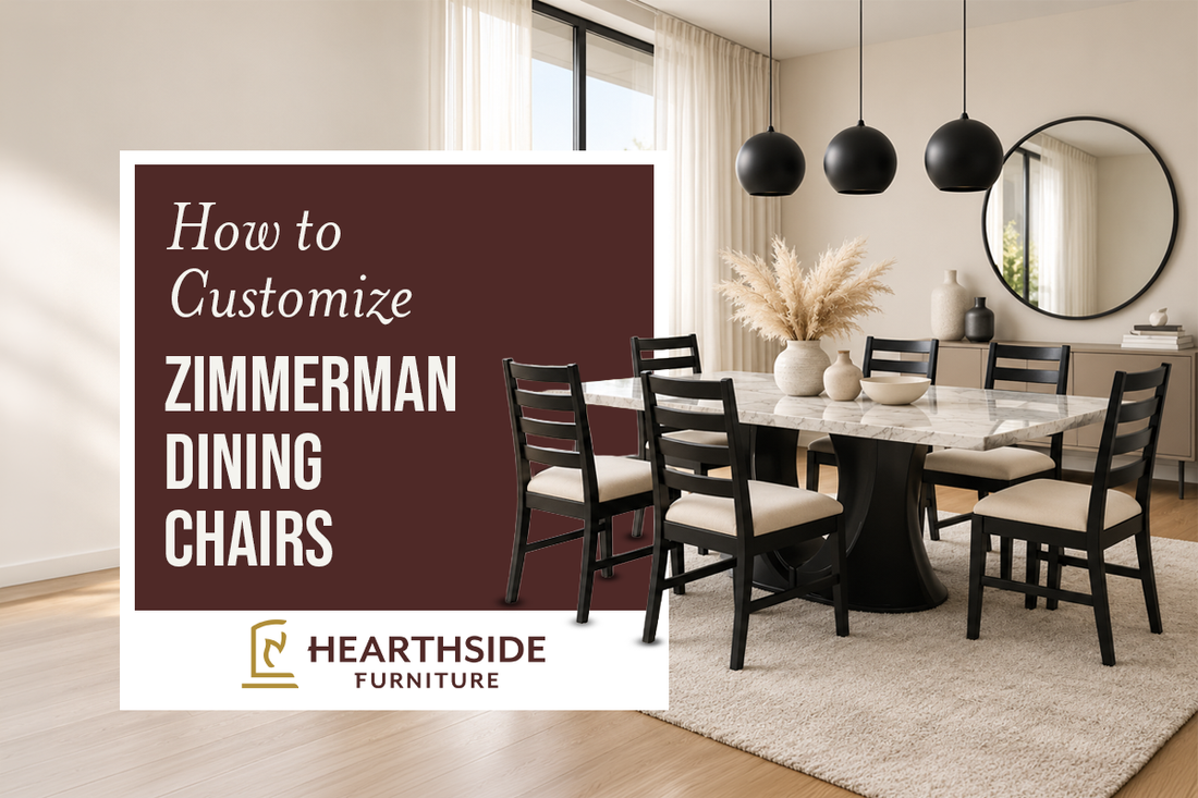 How to Customize Zimmerman Dining Chairs: Wood, Finish and Seating Options