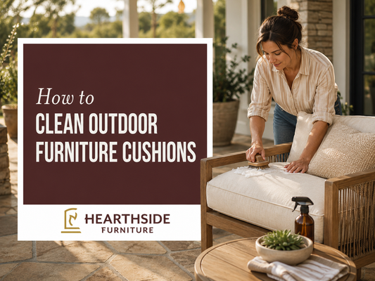 How to Clean Outdoor Furniture Cushions hearthside furniture