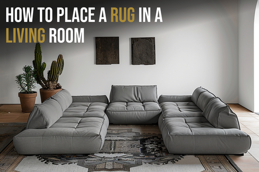 How to Place a Rug in Living Room - Featured Image