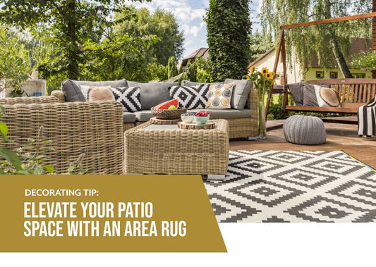 Decorating Tip: Elevate Your Patio Space With An Area Rug - Featured Image
