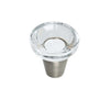 #107-SN Knob (Acrylic/Satin Nickel) ~ Form and Function ~ ZC