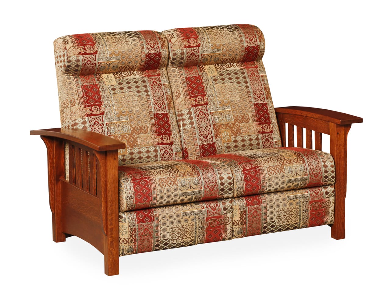 Classic Mission Reclining Loveseat
