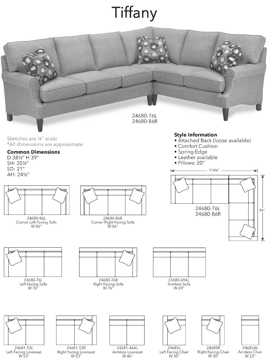 Tiffany Sectional Sofa