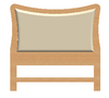 #8140 - 58" Tall ~ Frederik Upholstered Headboards ~ ZC