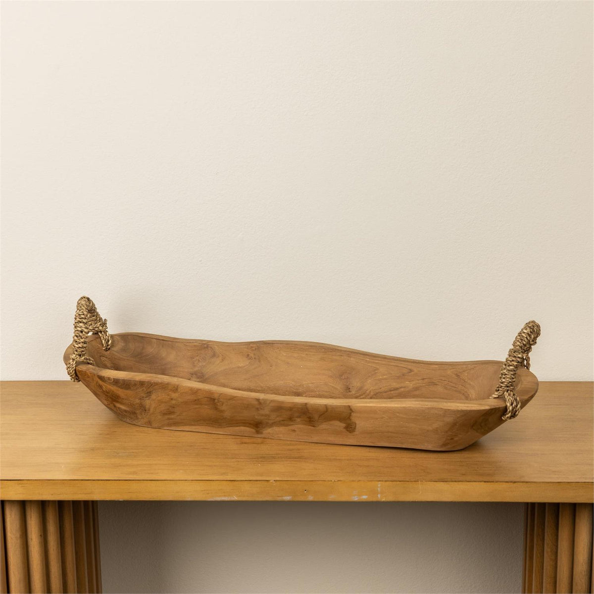 Drift Knot Teak Wood Decorative Tray