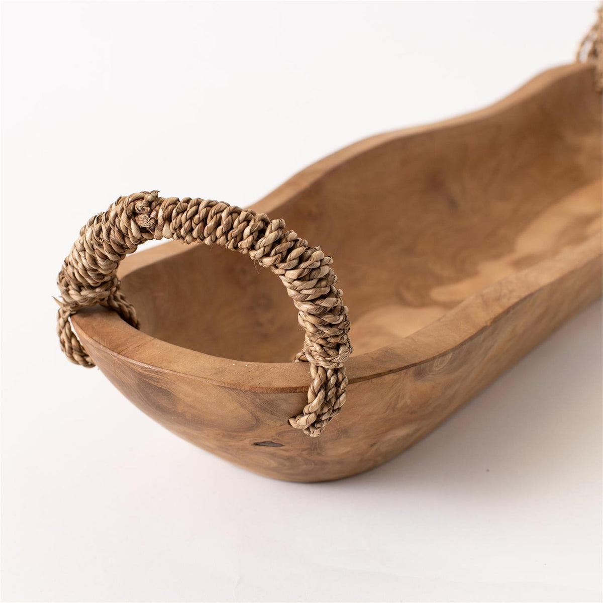 Drift Knot Teak Wood Decorative Tray