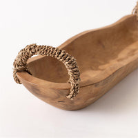 Drift Knot Teak Wood Decorative Tray
