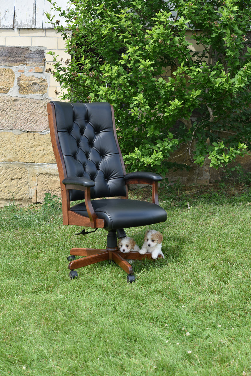 Clark Executive Tufted Desk Chair