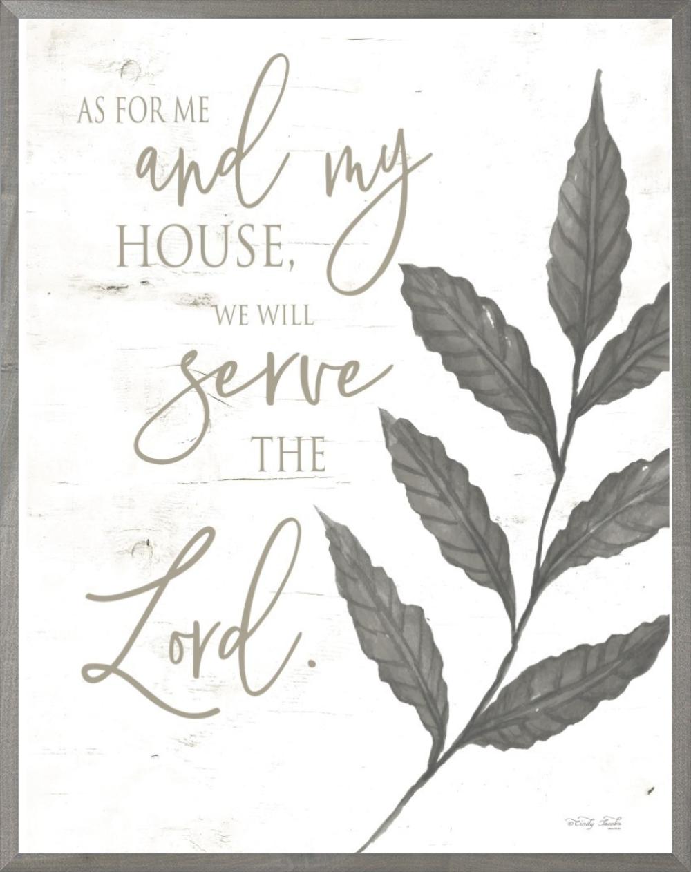 As For Me and My House Farmhouse Wall Art