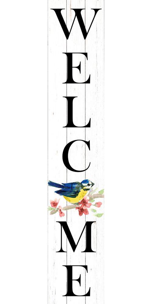 Spring Bird Welcome Porch Sitter
