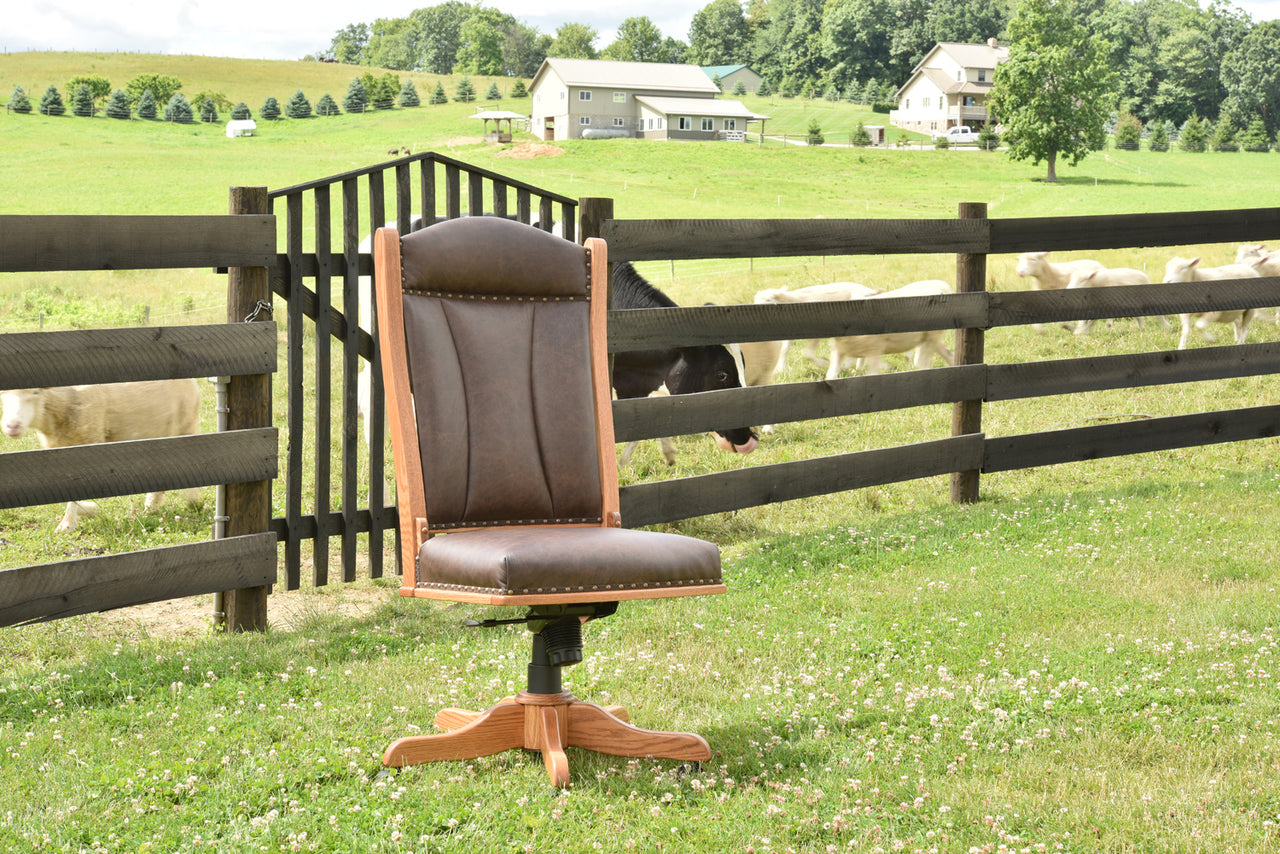 Mission Armless Desk Chair