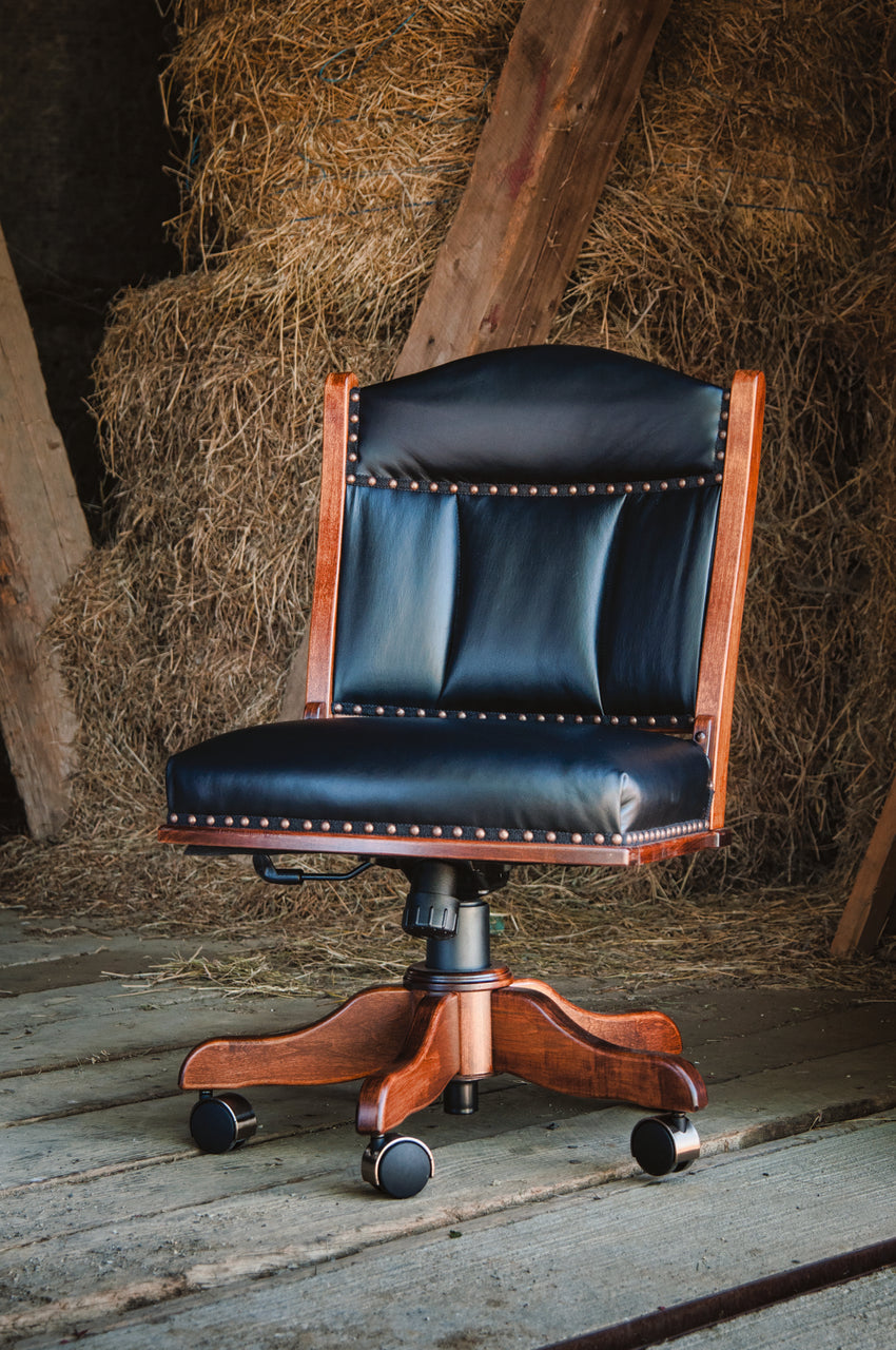 Mission Low Back Armless Desk Chair