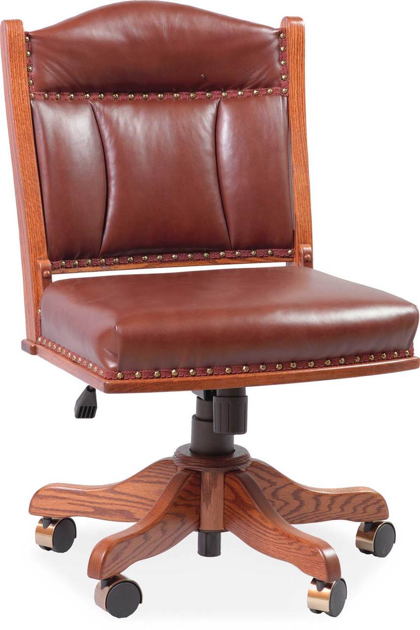 Mission Low Back Armless Desk Chair