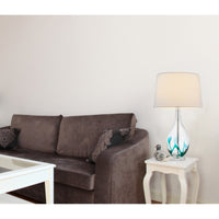 Harlan Art Glass Table Lamp