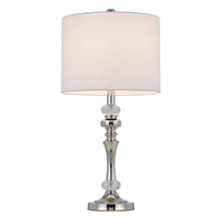 Effingham Chrome Table Lamp Set with Crystal Accents (Set of 2)