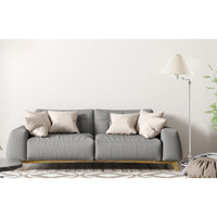 Swing Arm Floor Lamp | Brushed Steel