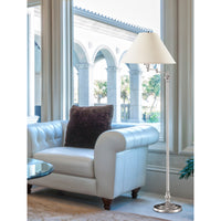 Swing Arm Floor Lamp | Brushed Steel