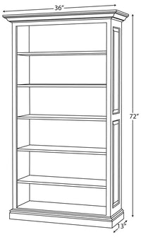Office Pro 6' Bookcase