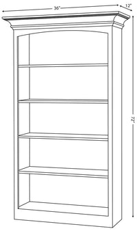Hampton 6' Bookcase