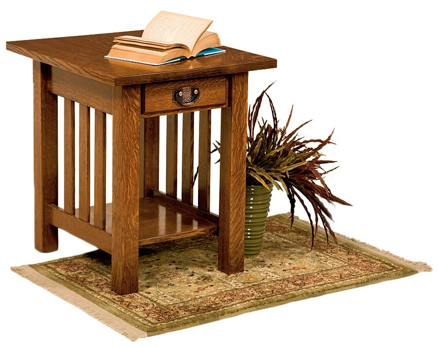 Classic Mission End Table