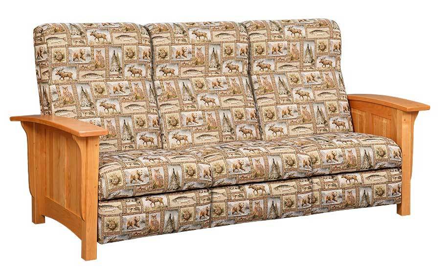 Paneled Mission Reclining Sofa