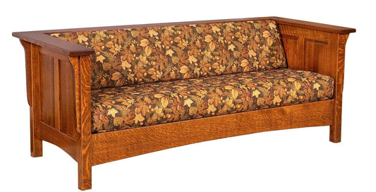 Paneled Mission Club Sofa