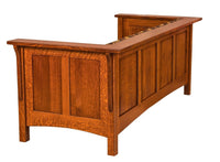 Paneled Mission Club Sofa