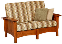 Paneled Mission Morris Loveseat