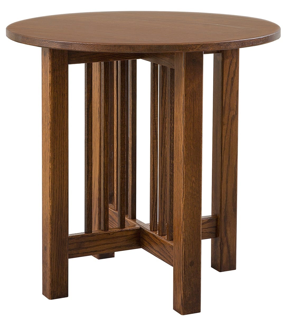 Mission Round End Table