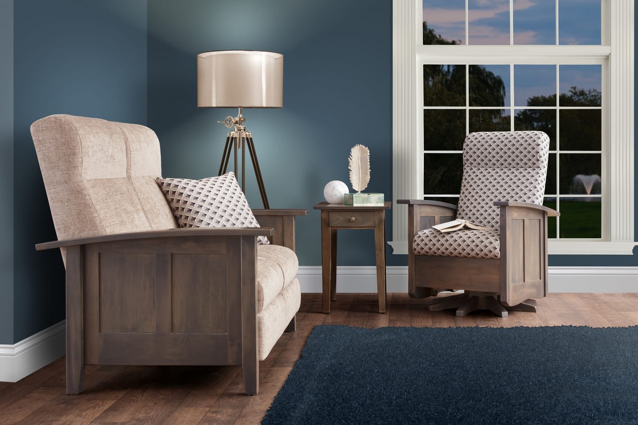 Shaker Reclining Loveseat