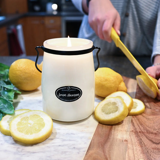 Lemon Macaroon Vanilla Citrus Jar Candle