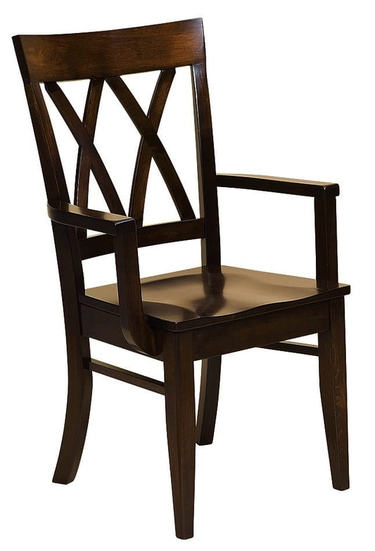 Newport X-Back Arm Chair